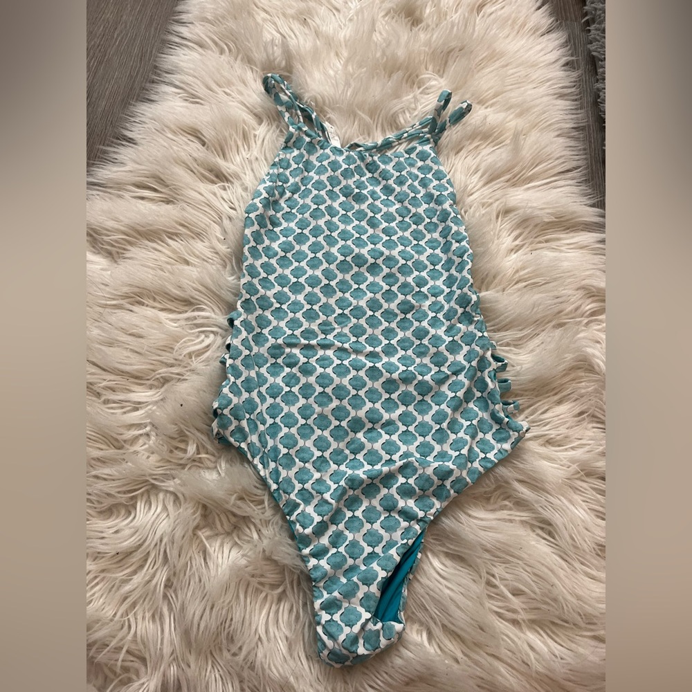 Blue full body authentic San Lorenzo bathing suit 🩱